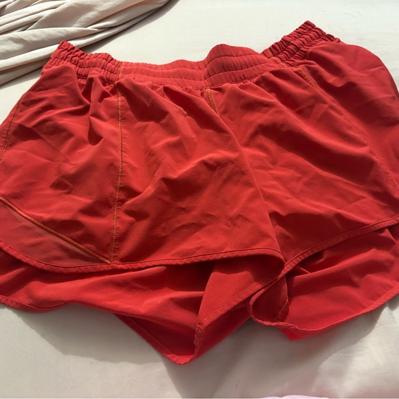 lululemon athletica Pants - lululemon athletica Vibrant Red Athletic Shorts